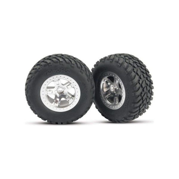 Traxxas kolo 2.2/3.0”, disk SCT saténový, pneu SCT (2) (2WD přední)