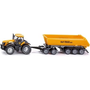 SIKU Farmer - Traktor se sklápěcím přívěsem 1:87