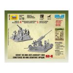 Zvezda figurky - sovětský protiletadlový kanon 85mm (1:72)