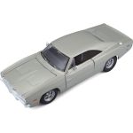 Maisto Dodge Charger R/T 1969 1:25 stříbrná