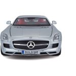 Maisto Mercedes-Benz SLS AMG 1:18 stříbrná