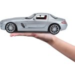 Maisto Mercedes-Benz SLS AMG 1:18 stříbrná