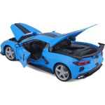 Maisto Chevrolet Corvette Stingray Coupe 2020 1:18 modrá