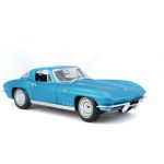 Maisto Chevrolet Corvette 1965 1:18 světle modrá metalíza