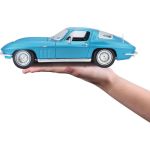 Maisto Chevrolet Corvette 1965 1:18 světle modrá metalíza