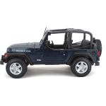 Maisto Jeep Wrangler Rubicon 1:18 modrá metalíza