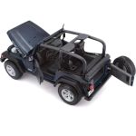 Maisto Jeep Wrangler Rubicon 1:18 modrá metalíza