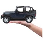 Maisto Jeep Wrangler Rubicon 1:18 modrá metalíza