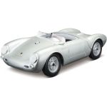 Maisto Porsche 550 A Spyder 1:18 stříbrná