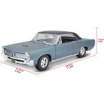 Maisto Pontiac GTO 1965 1:18 modrá metalíza