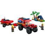 LEGO City - Hasičský vůz 4x4 a záchranný člun