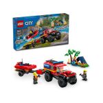 LEGO City - Hasičský vůz 4x4 a záchranný člun