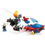 LEGO Marvel - Spider-Manovo závodní auto a Venom Zelený goblin