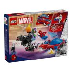 LEGO Marvel - Spider-Manovo závodní auto a Venom Zelený goblin