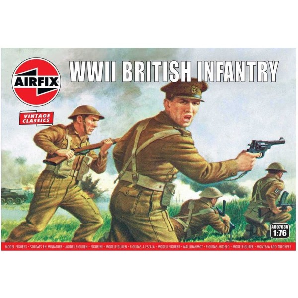 Airfix figurky - WWII britská pěchota (1:76) (Vintage)