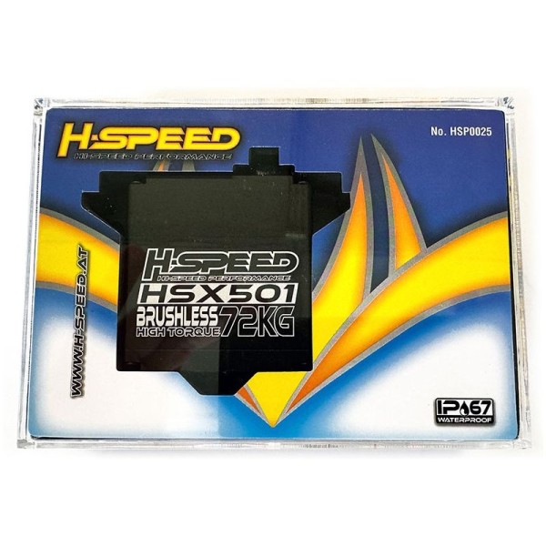 H-Speed servo HSX501 72kg.cm 0.092s/60° 25T