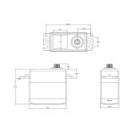 CH6020 HiVOLT CORELESS Digital servo (20kg-0,09s/60°)