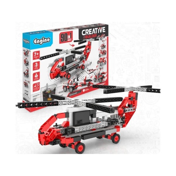 Engino Creative Builder 90 modelů + motor