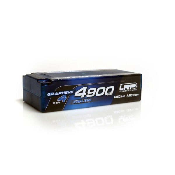 HV Stock Spec Shorty GRAPHENE-4 4900mAh Hardcase Akku - 7.6V LiPo - 135C/65C