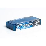 HV Ultra LCG Modified Shorty GRAPHENE-4.1 4200mAh Hardcase Akku - 7.6V LiPo - 120C/60C