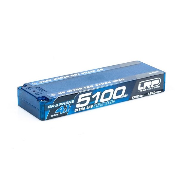 HV LCG ULTRA Stock Spec GRAPHENE-4.1 5100mAh Hardcase Akku - 7.6V LiPo - 135C/65C