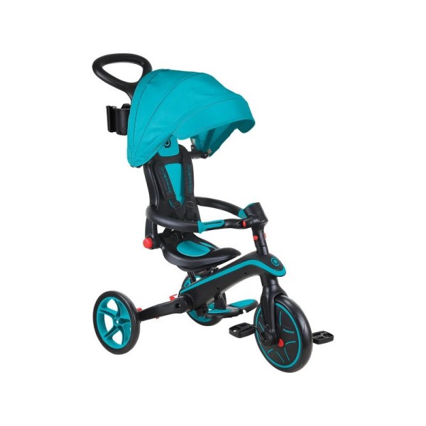 Globber - Tříkolka Explorer Trike 4in1 skládací Teal