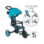 Globber - Tříkolka Explorer Trike 4in1 skládací Teal