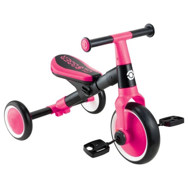 Globber - Tříkolka / odrážedlo Learning Trike Fuchsia pink