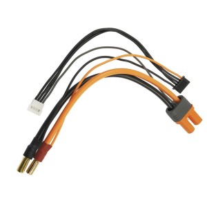 Spektrum nabíjecí kabel IC5 baterie - 5mm samec zlacený 15cm