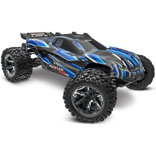 Traxxas Rustler 1:10 VXL HD 4WD RTR modrý