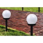 Solar Garden Ball LED Light (3ks)(vč. Aku)