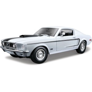 Maisto Ford Mustang GT Cobra Jet 1968 1:18 bílá