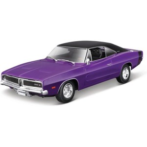 Maisto Dodge Charger R/T 1969 1:18 fialová