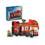 LEGO City - Červený dvoupodlažní vyhlídkový autobus