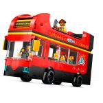 LEGO City - Červený dvoupodlažní vyhlídkový autobus