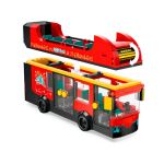 LEGO City - Červený dvoupodlažní vyhlídkový autobus