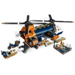 LEGO City - Helikoptéra na průzkum džungle v základním táboře