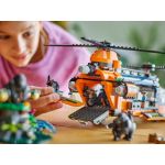 LEGO City - Helikoptéra na průzkum džungle v základním táboře