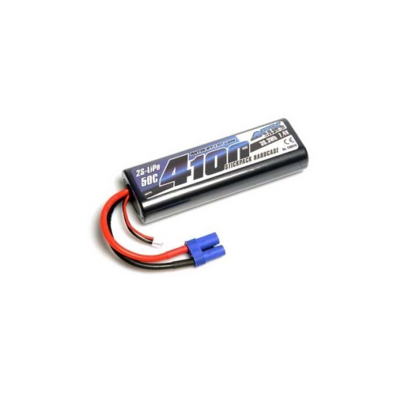 ANTIX by LRP 4100mAh - 7.4V - 50C LiPo Car Stickpack Hardcase - EC5 konektor