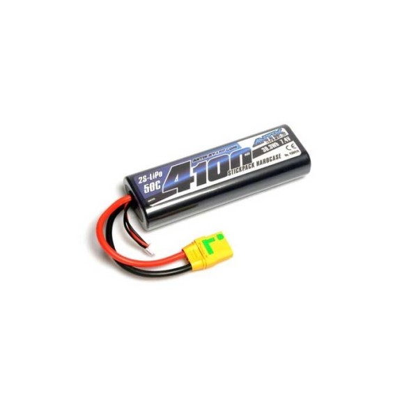 ANTIX by LRP 4100mAh - 7.4V - 50C LiPo Car Stickpack Hardcase - XT90 konektor