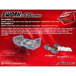 SWORKz 1/8 Off Road SONIC lexanové křídlo předříznuté (Durable), 2 ks