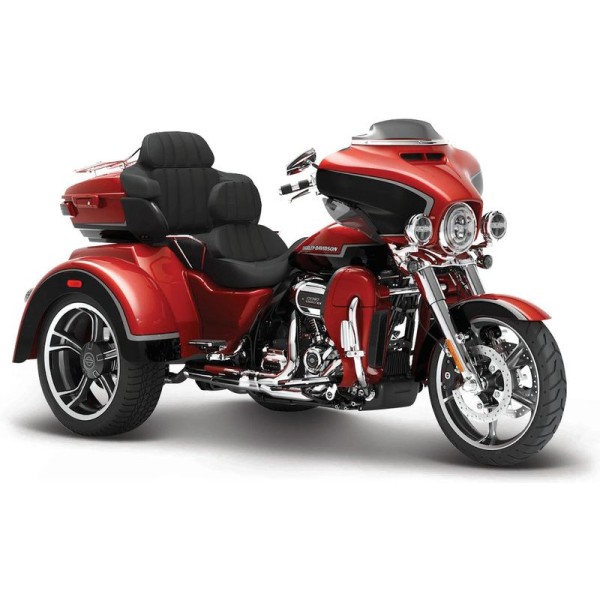 Maisto Harley-Davidson Trikes - CVO Tri Glide 2021 1:12 červená metalíza