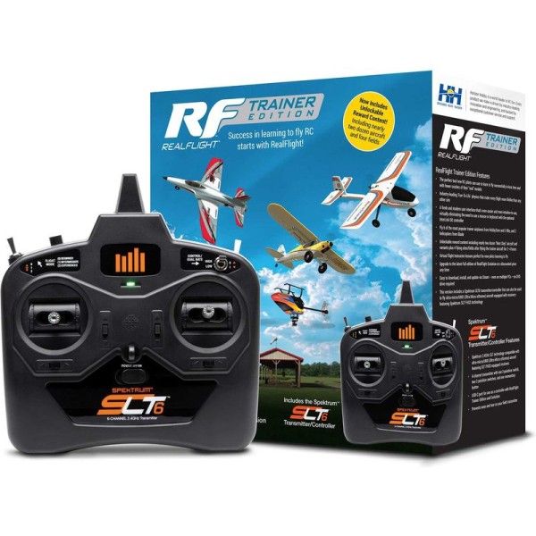 RealFlight Trainer Edition RC letecký simulátor, vysílač SLT6