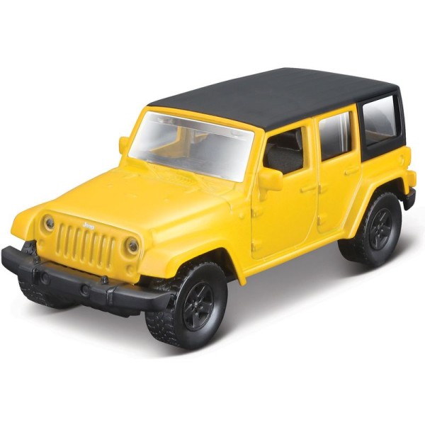 Maisto Jeep Wrangler Unlimited 2015 1:41 žlutá