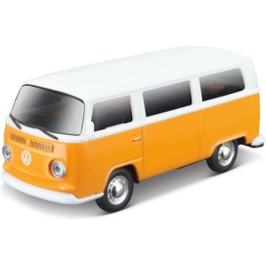 Maisto Volkswagen Type 2 Bus 1971 1:42 bílo-oranžová