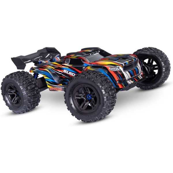 Traxxas Sledge 1:8 RTR modrý s belted pneu