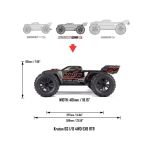 Arrma Kraton 6S BLX 1:8 4WD EXtreme Bash RTR černá