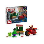 LEGO Marvel - Iron Man s motorkou a Hulk