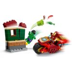 LEGO Marvel - Iron Man s motorkou a Hulk