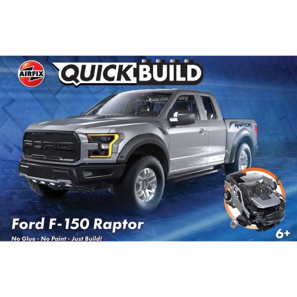 Airfix Quick Build - Ford F-150 Raptor - Grey